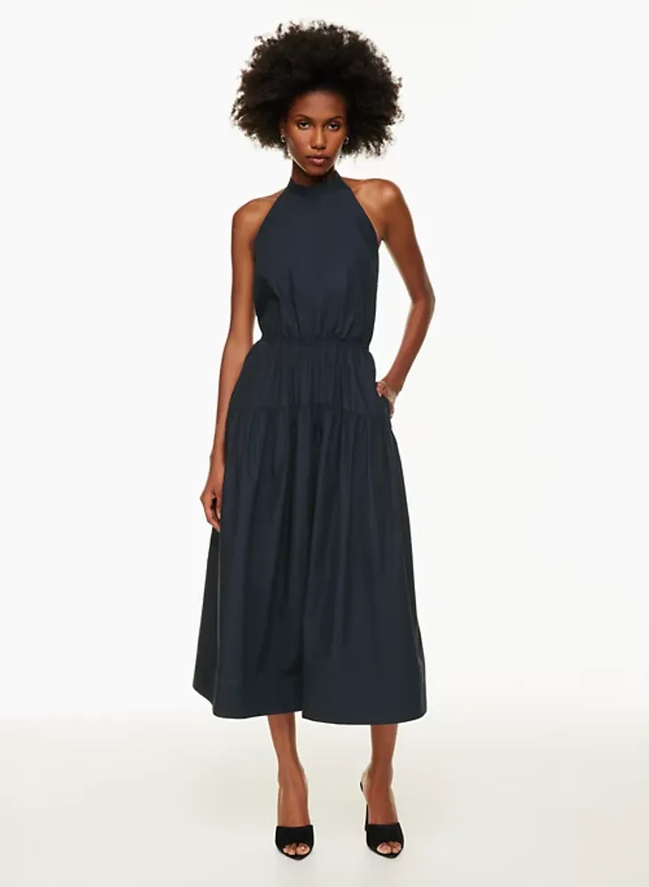 Cotton top poplin dress