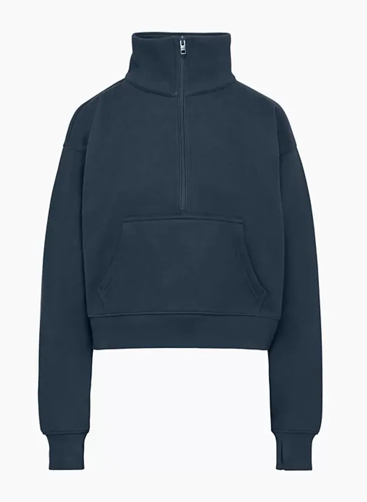 Hollister boyfriend half zip sweater outlet