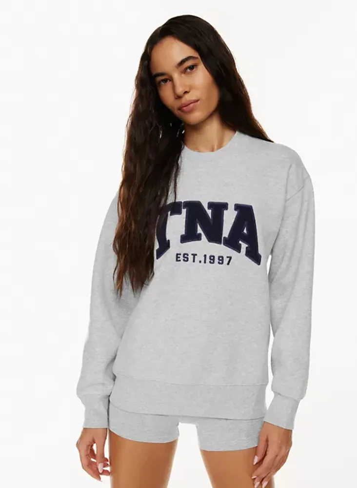 Tna Cozy Fleece Boyfriend Crew Sweatshirt Coquitlam Centre