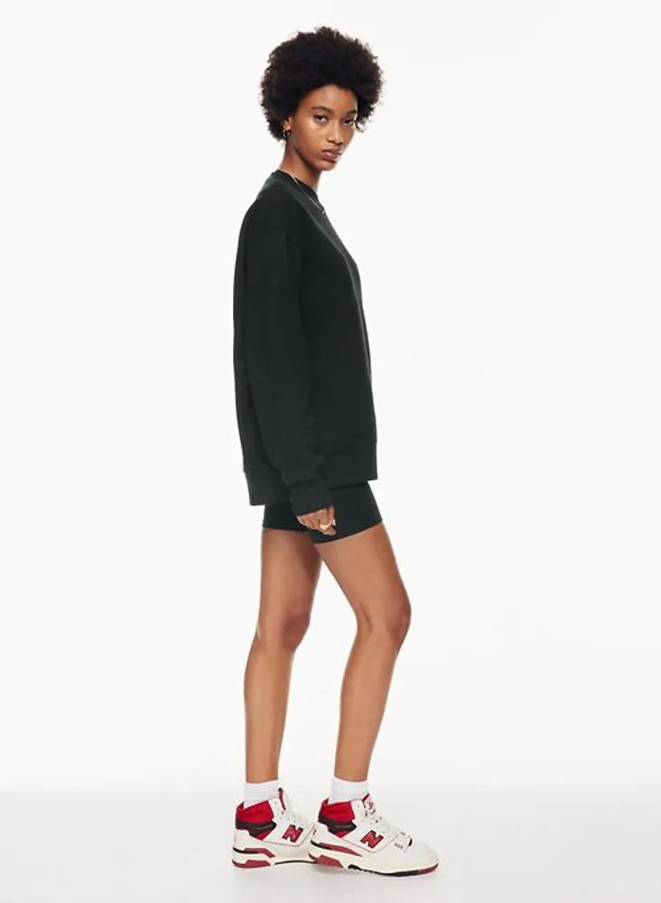 Tna Terry Fleece Boyfriend Crew Sweatshirt Coquitlam Centre