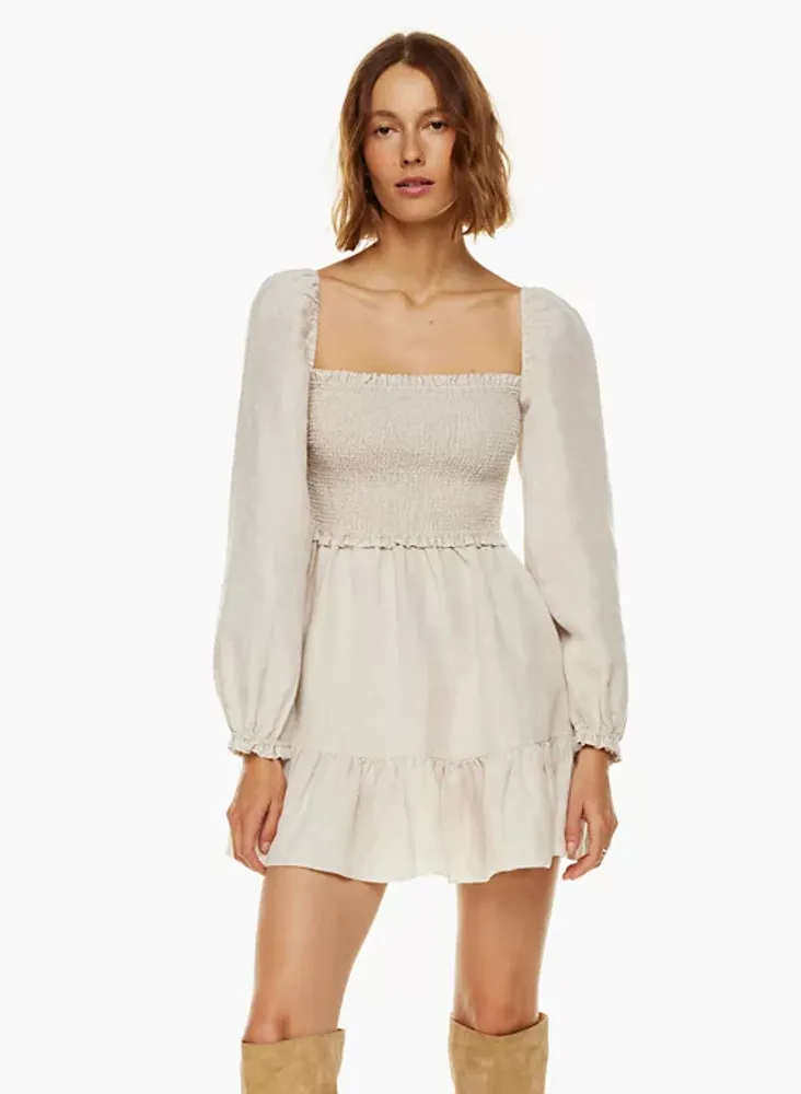 Wilfred linen dress top