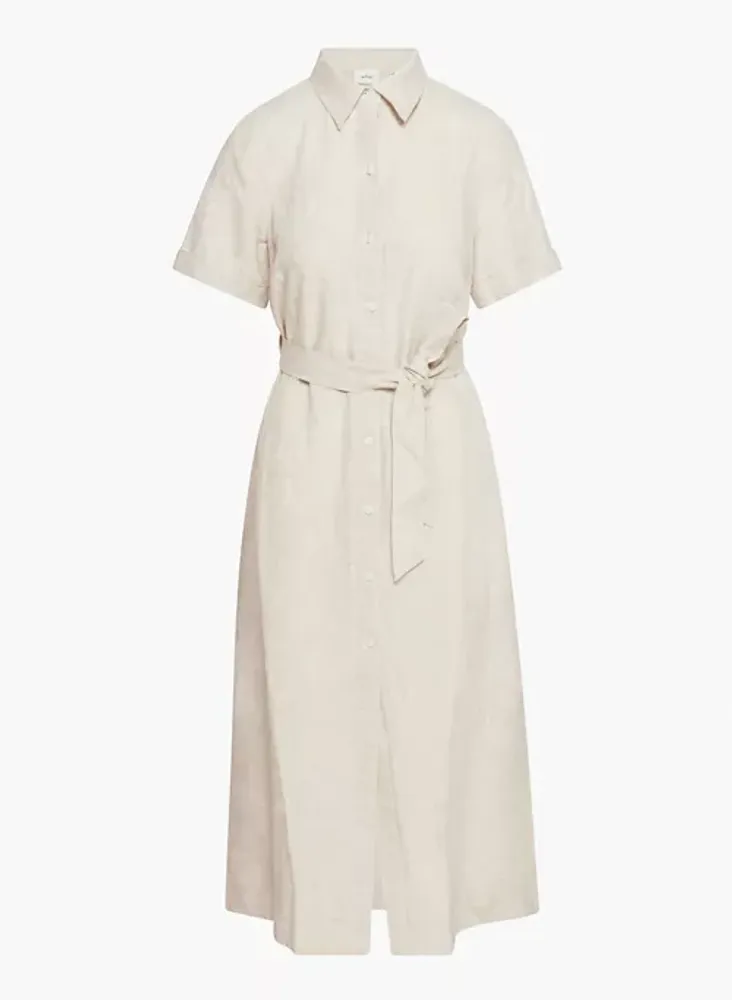 Whistles bella linen shirt dress new arrivals