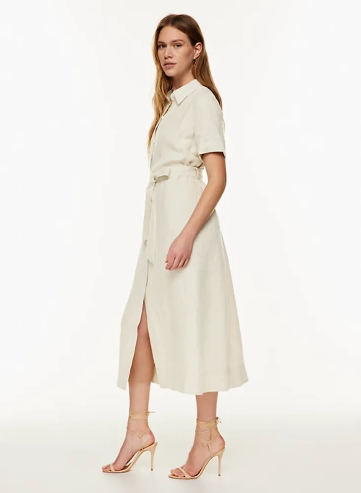 Whistles bella hotsell linen shirt dress