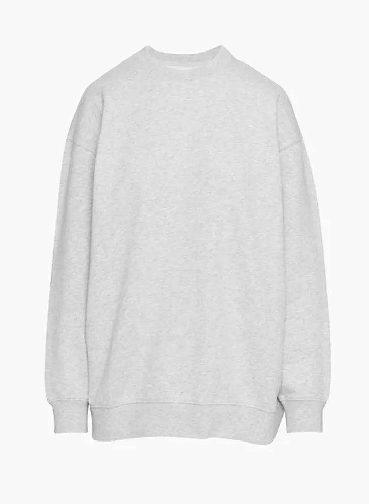 Plain grey deals crew neck