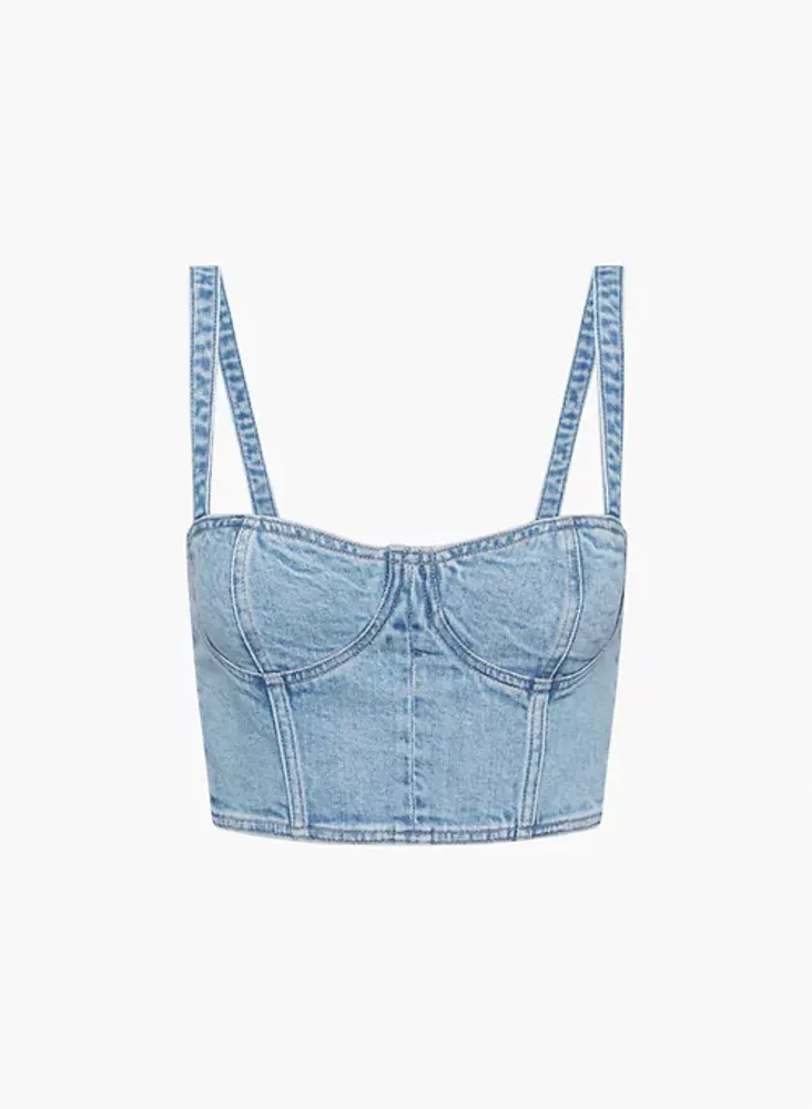 Denim Forum The Cecily Denim Bralette Coquitlam Centre