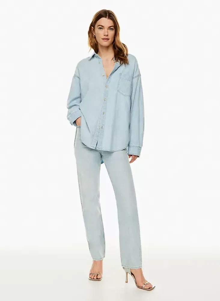 80s denim hot sale shirt