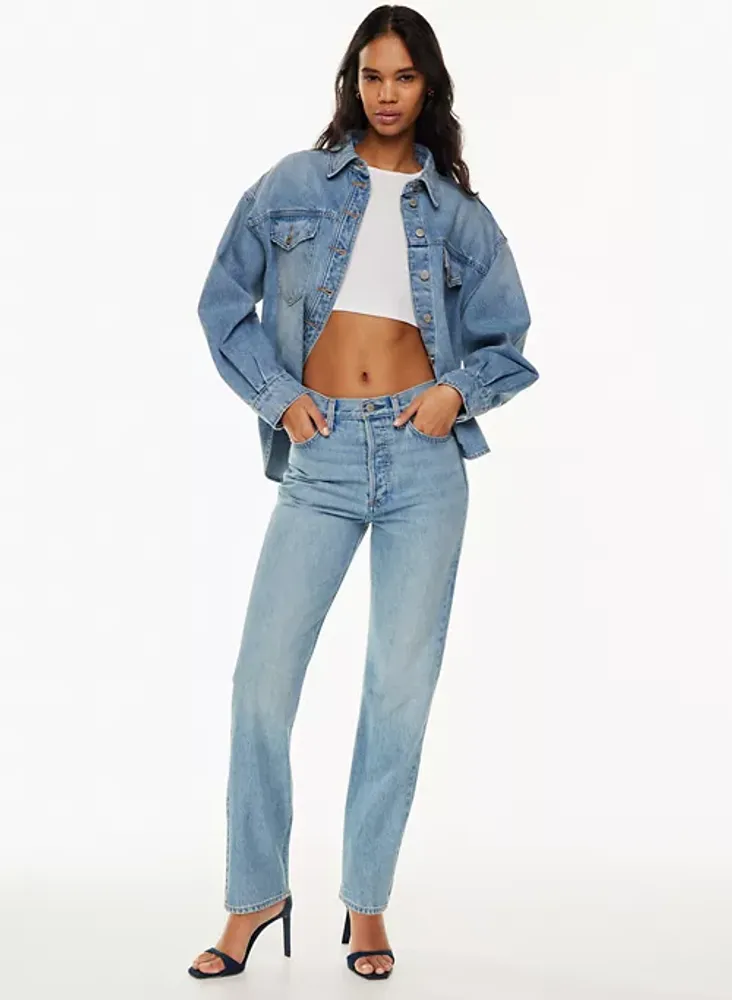 Cinched waist jeans outlet