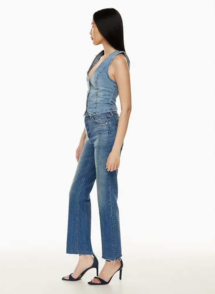Aritzia denim jumpsuit cheap