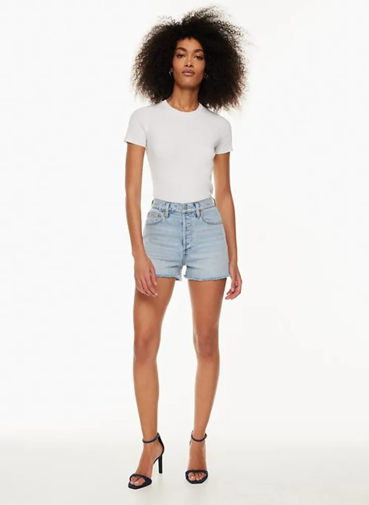 Aritzia denim shorts store