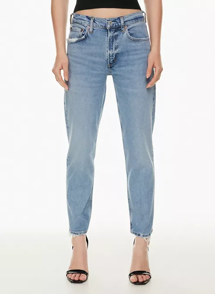 AGOLDE Kye Mid Rise Straight Crop Jean | Yorkdale Mall