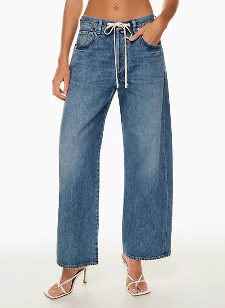 Drawstring jeans shop womens