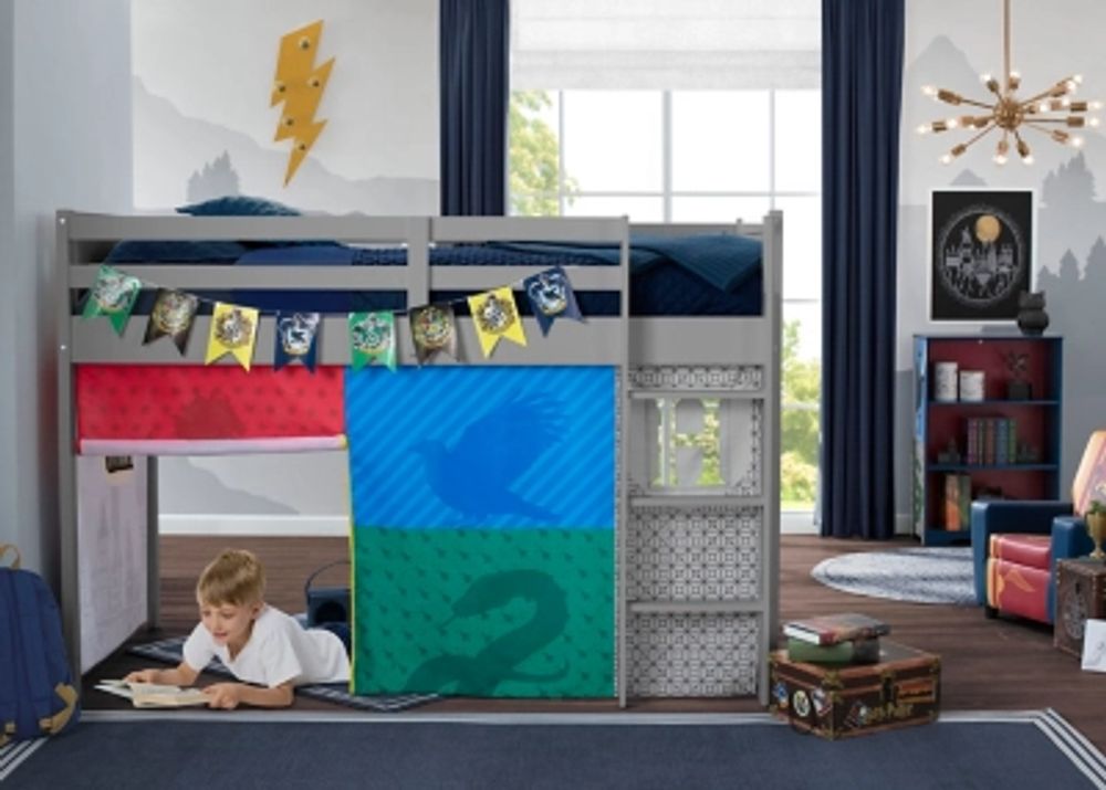 Curtain set for on sale junior loft bed