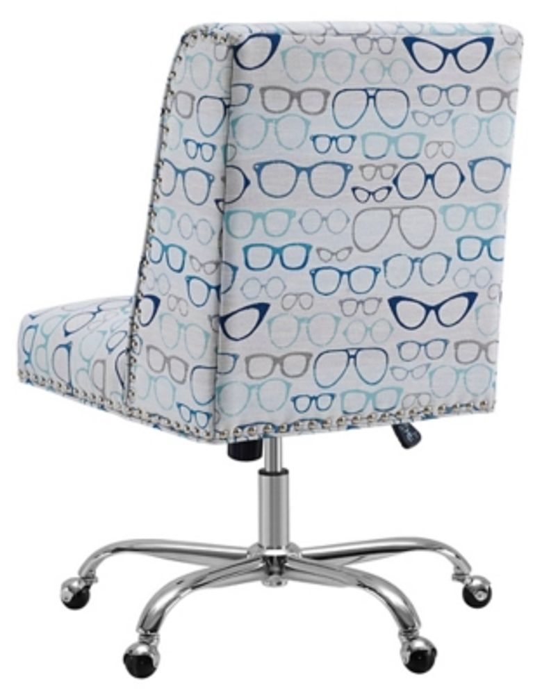 Ashley Dobby Glasses Office Chair White Brazos Mall