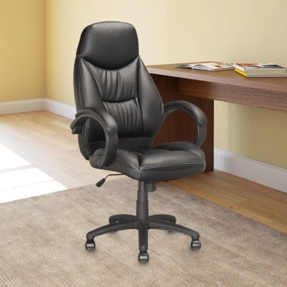 Corliving leatherette executive online office chair