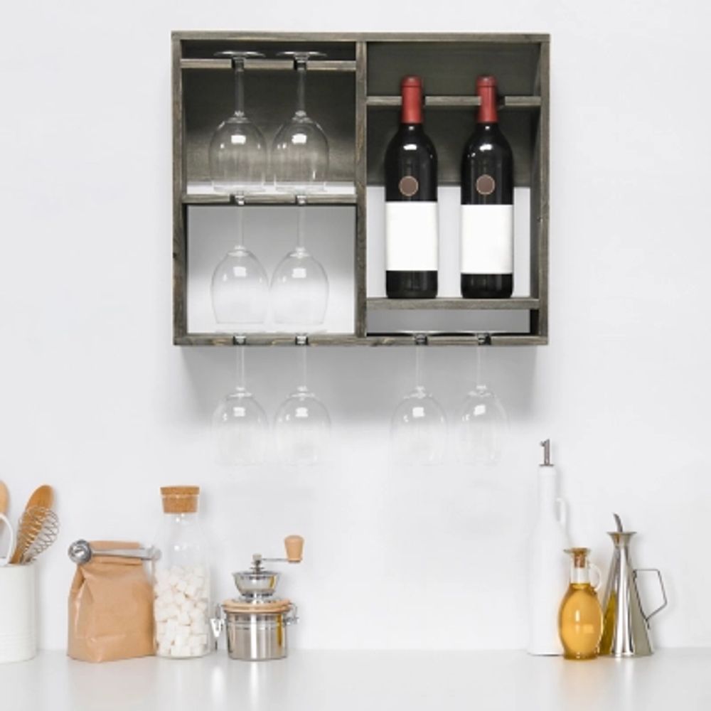 Large wall mounted online wine rack