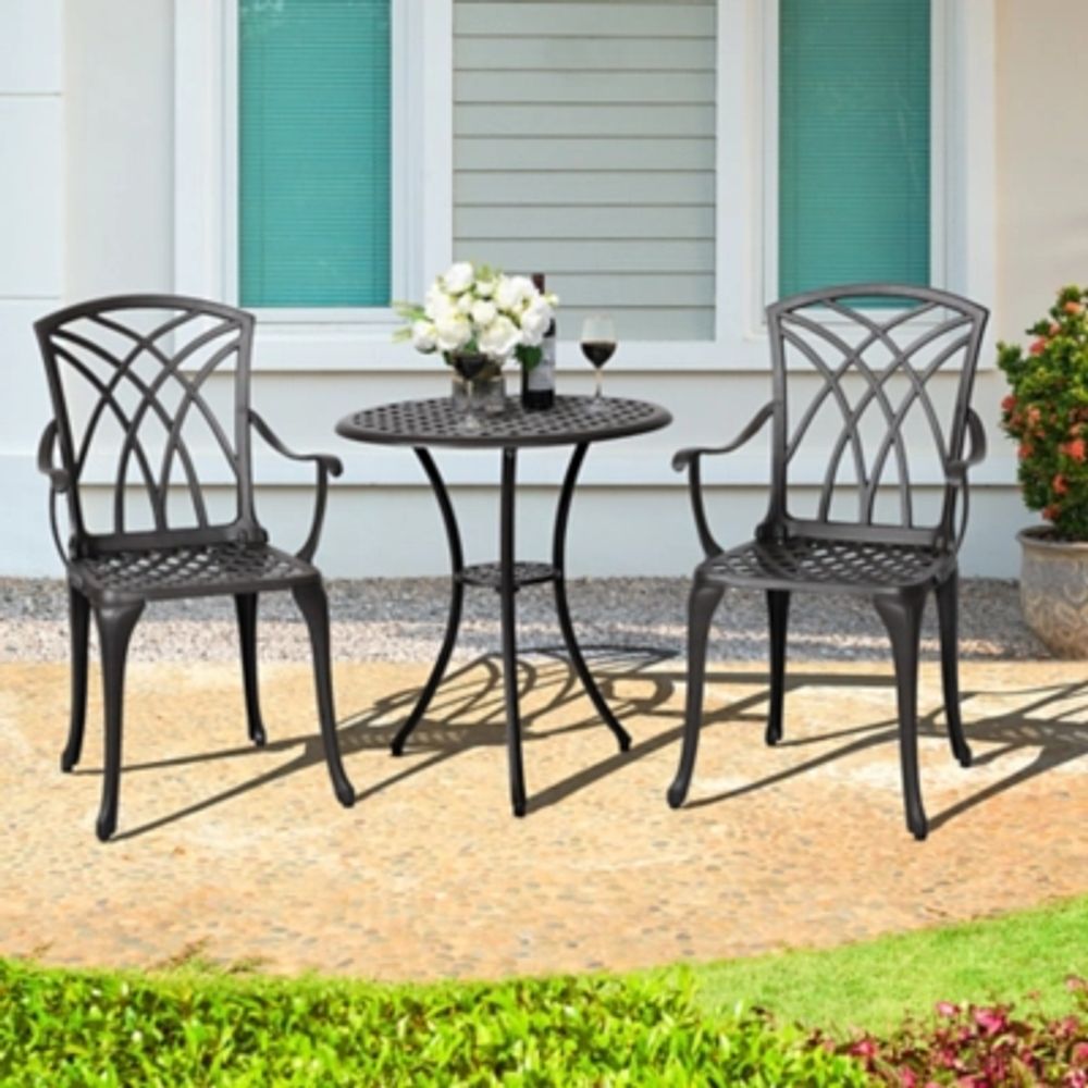 Ashley Nuu Garden 3-Piece Outdoor Bistro Set | Brazos Mall