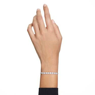 Swarovski Una Angelic Tennis bracelet, Round cut, Pavé Swarovski Una Angelic Tennis bracelet, Round cut, Pavé
