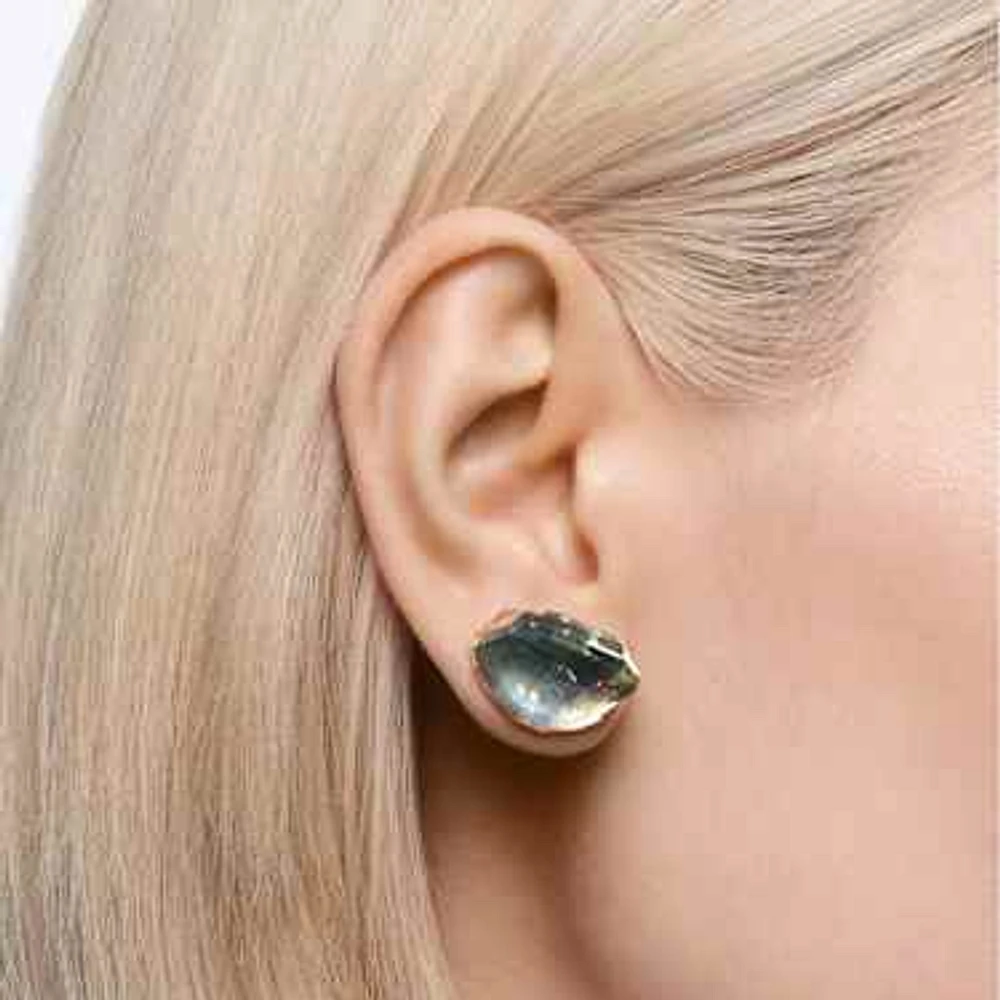 Swarovski single stone earrings hotsell