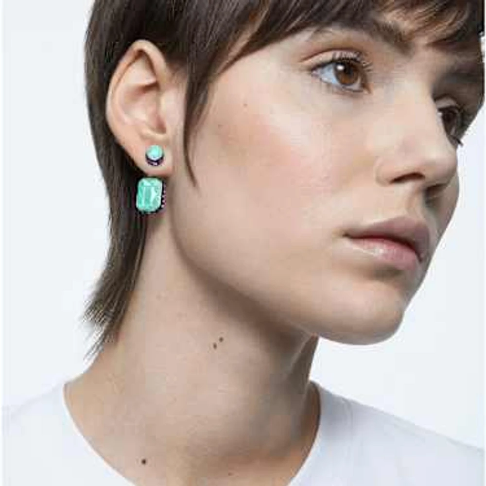 Swarovski double sided earrings top