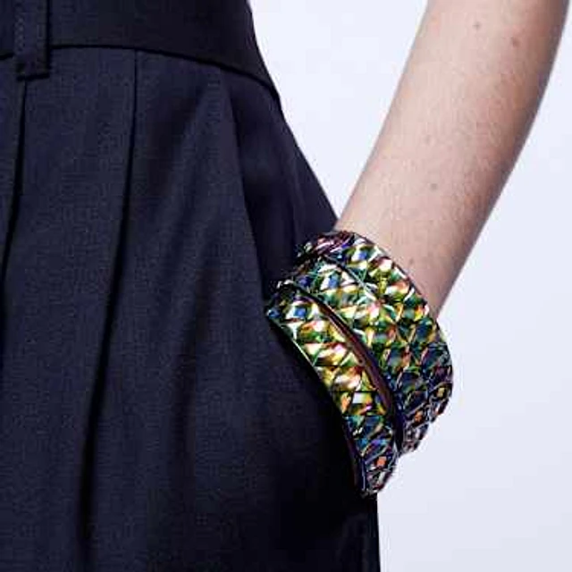 Swarovski Curiosa bangle, Multicolored by SWAROVSKI | The