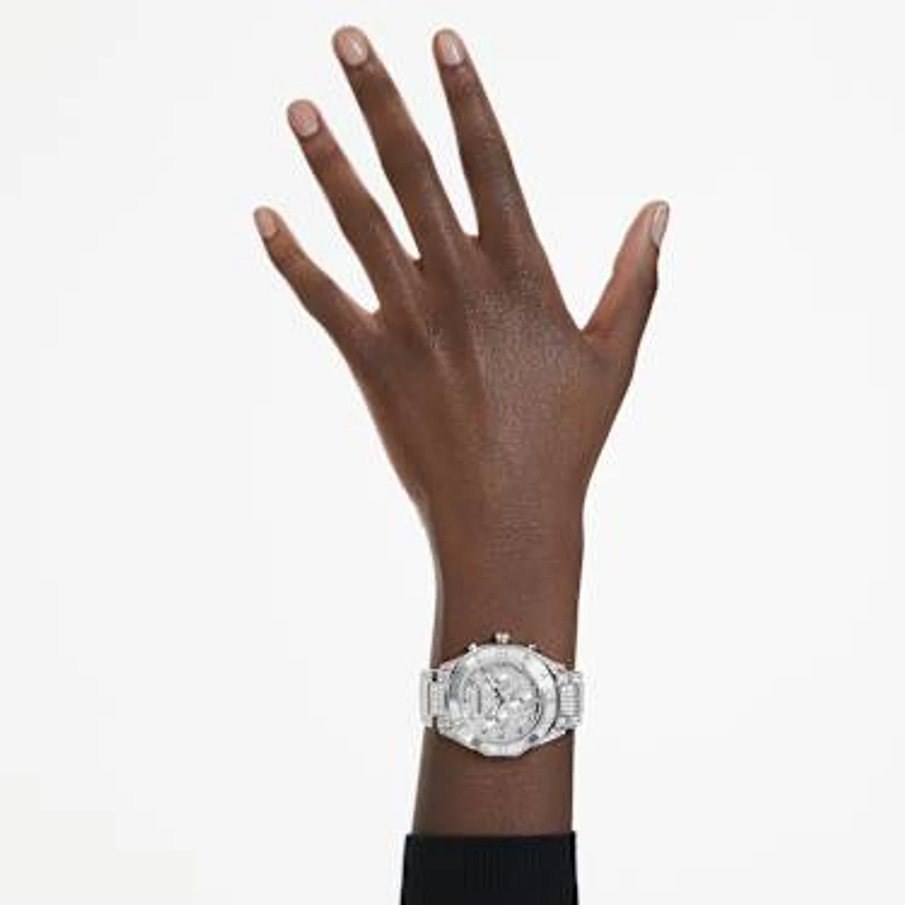 Swarovski iced out watch top
