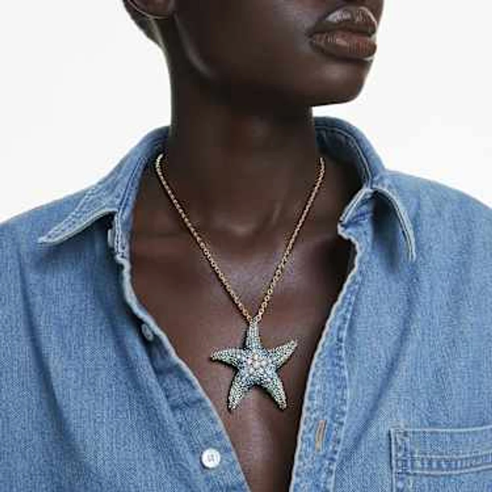 Starfish necklace swarovski discount