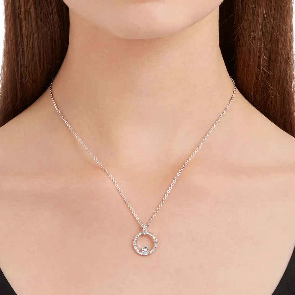 Creativity circle pendant discount swarovski