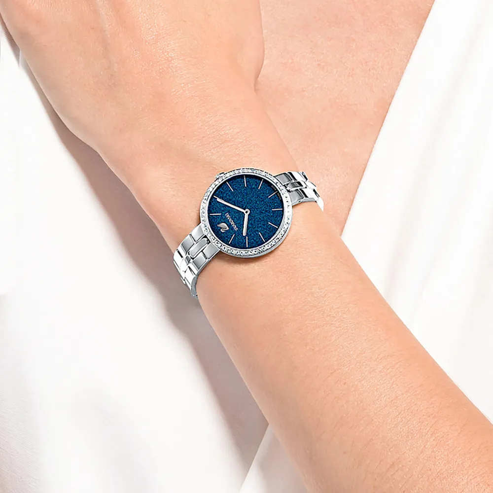 Swarovski metal watch new arrivals strap