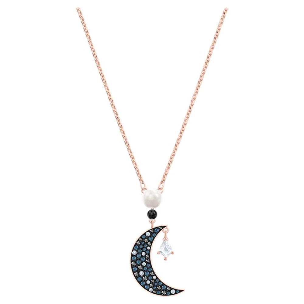Swarovski Symbolica pendant, Moon and star, Multicoloured