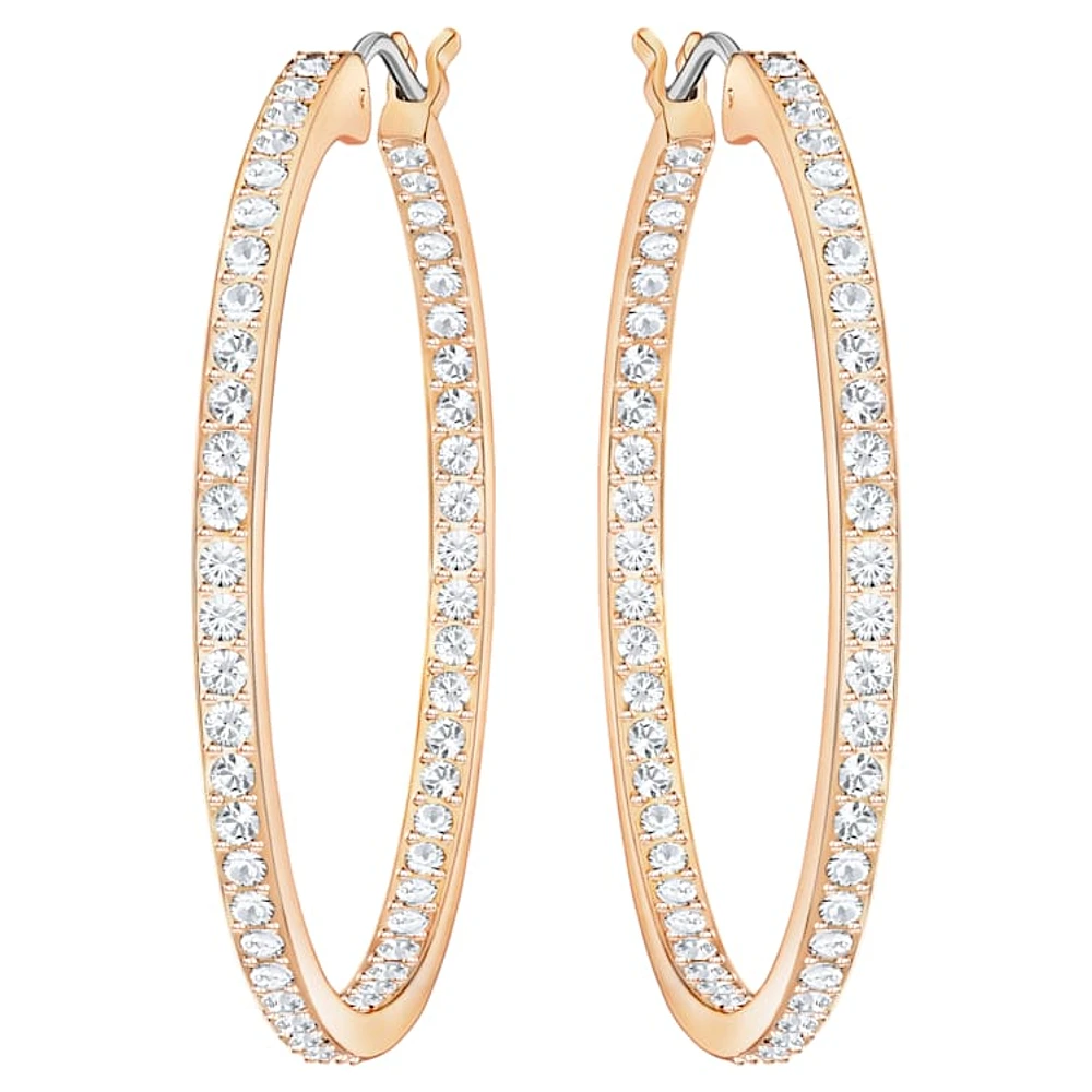 Swarovski sommerset hoop pierced earrings outlet
