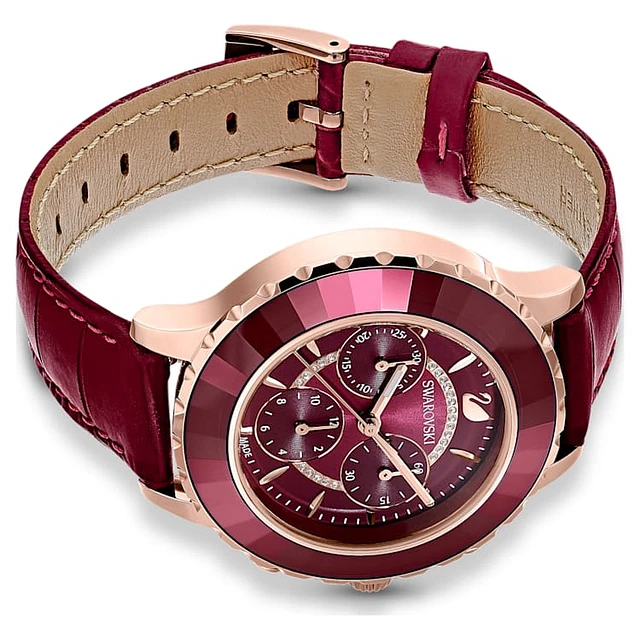 Swarovski Octea Lux Chrono watch, Swiss Made, Leather strap Swarovski Octea Lux Chrono watch, Swiss Made, Leather strap