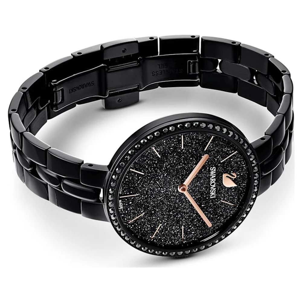 Swarovski black watch cheap