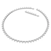 Swarovski Matrix Tennis necklace, Triangle cut, White Swarovski Matrix Tennis necklace, Triangle cut, White