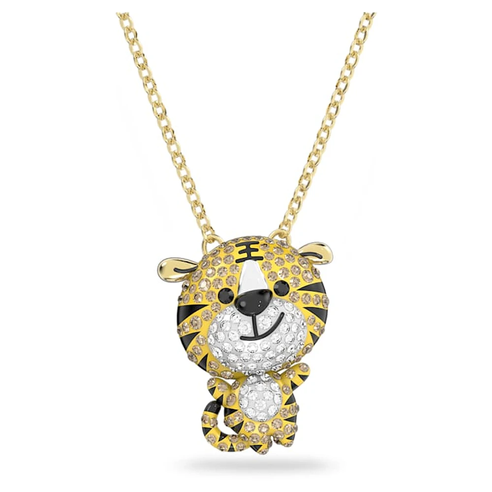 tigerさま❤️スワロフスキー Swarovski Tiger, large Golden Shine 1055510