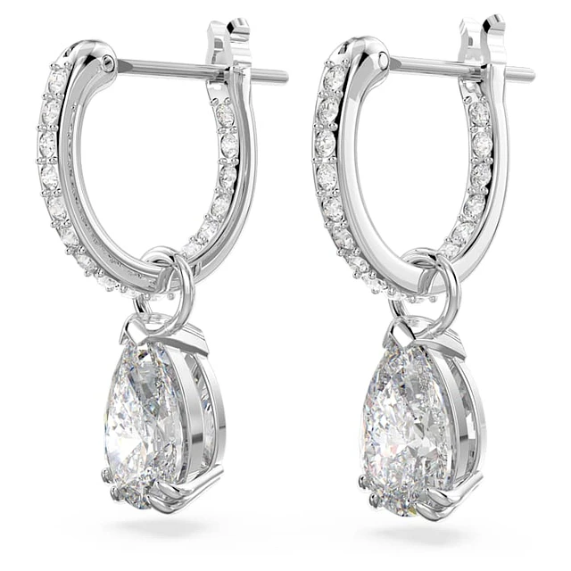 Amazon.com: Swarovski Stilla Stud Earrings, Amber Stones in