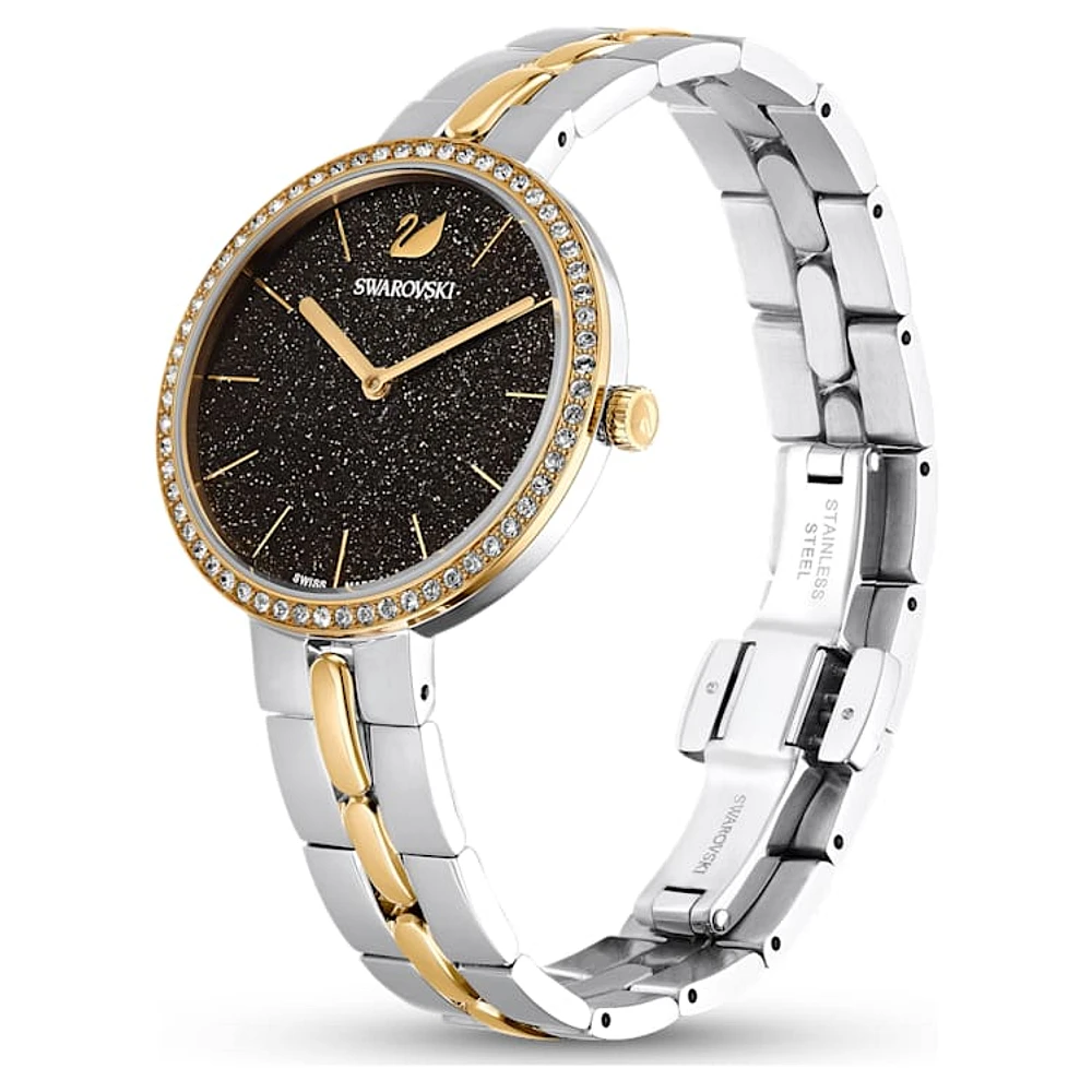 Swarovski Cosmopolitan watch, Swiss Made, Metal bracelet
