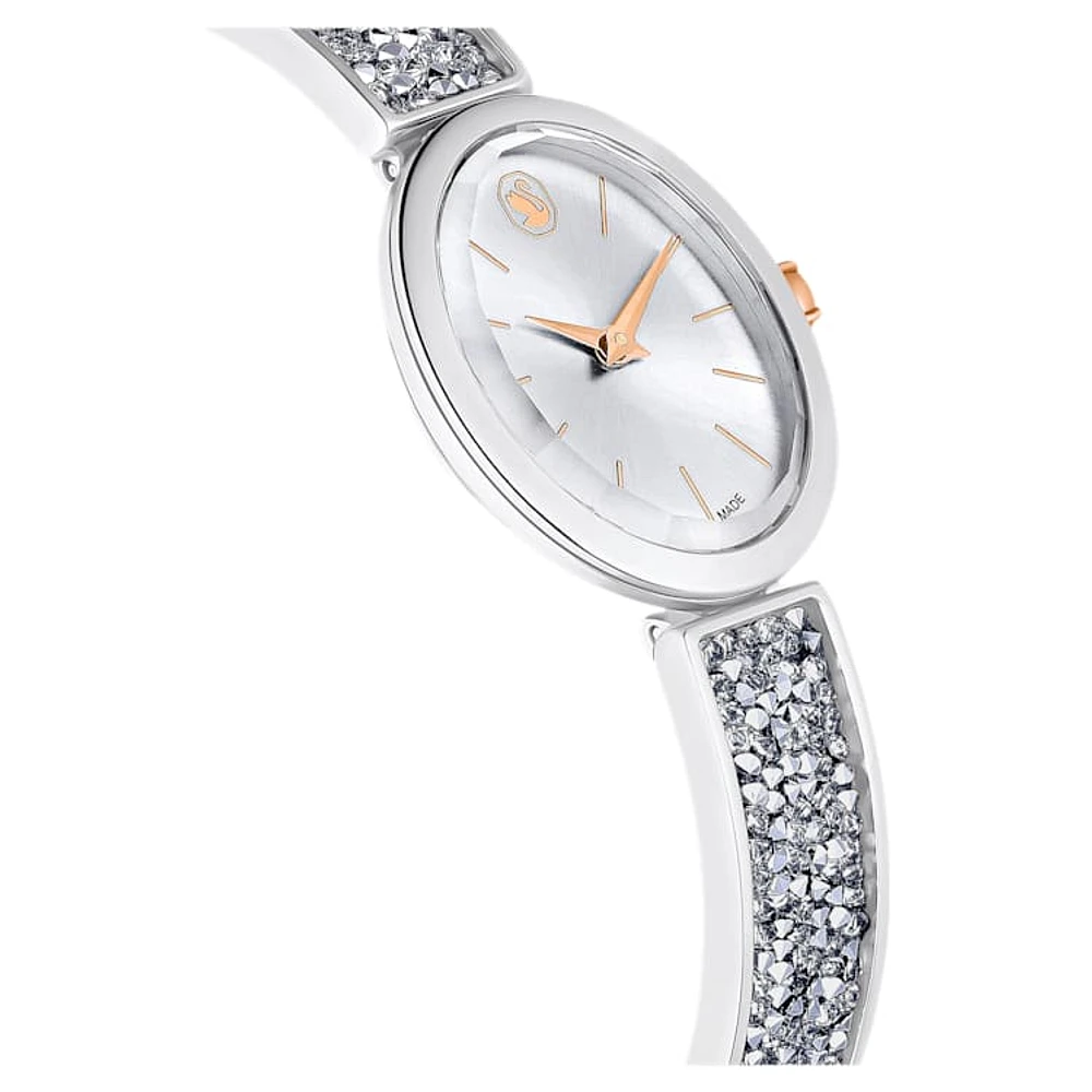 Swarovski crystalline oval watch black 2025