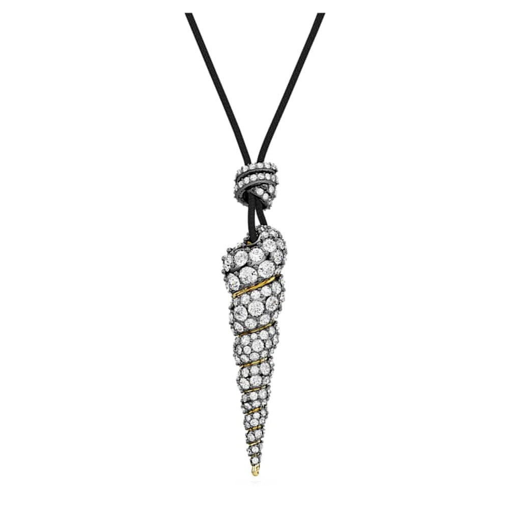 Swarovski Idyllia pendant, Round cut, Shell, White, Mixed Swarovski Idyllia pendant, Round cut, Shell, White, Mixed