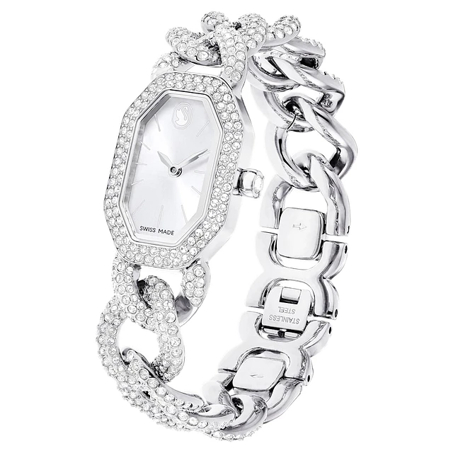 高感度ショップで2023年売れたブランド Chain Dextera Swarovski watch, bracelet Crystal Made, Swiss 時計