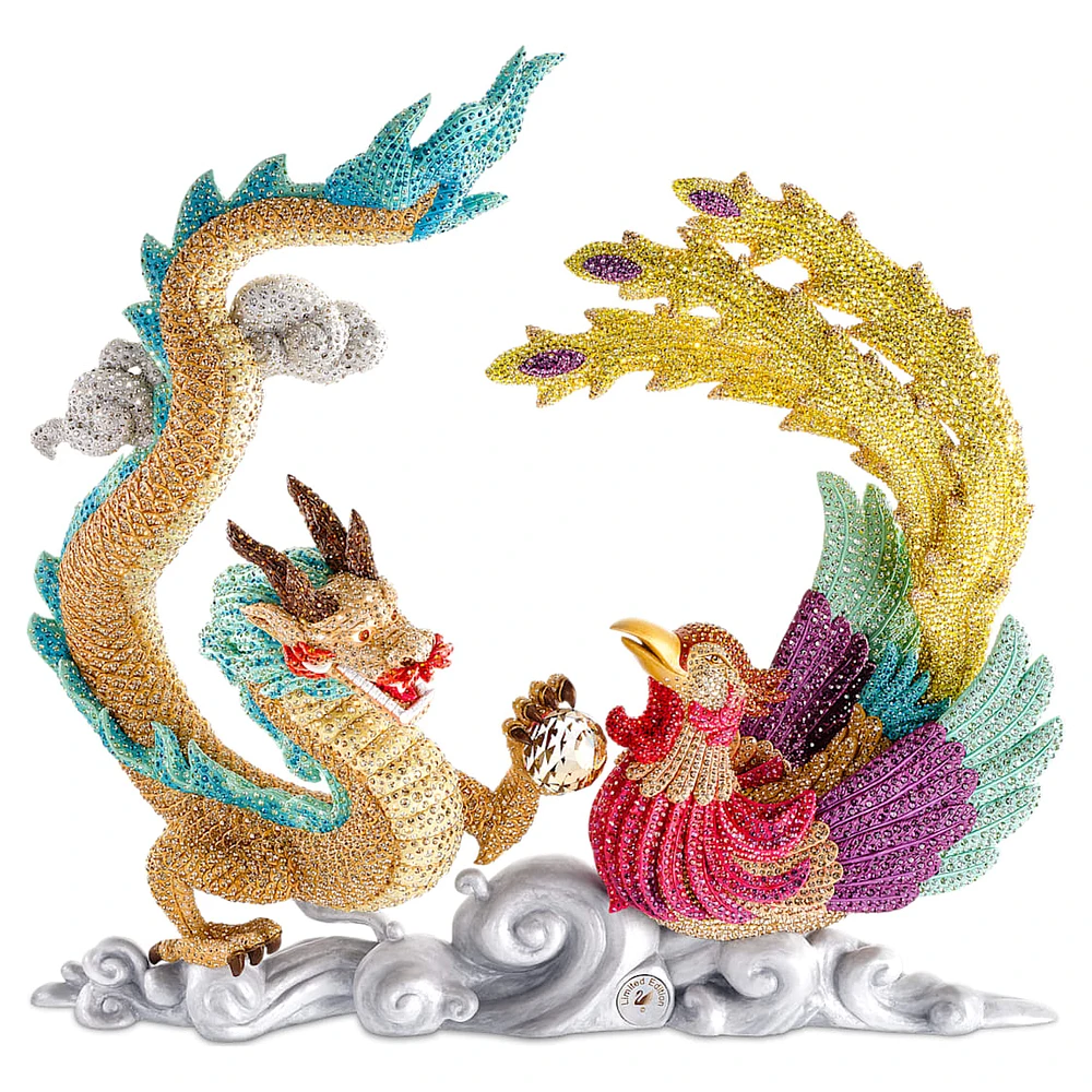 Swarovski Crystal Myriad Dragon and Phoenix by SWAROVSKI
