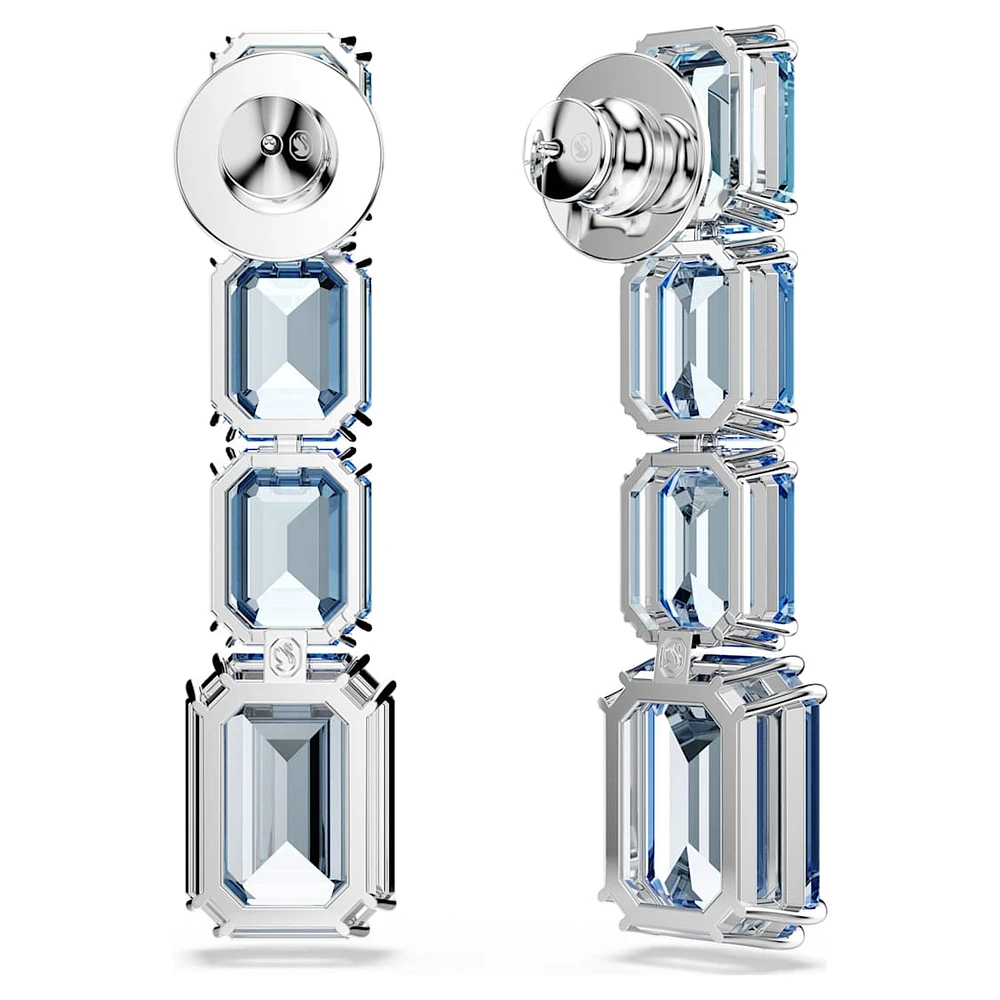 Swarovski Millenia drop earrings, Octagon cut, Colour Swarovski Millenia drop earrings, Octagon cut, Colour