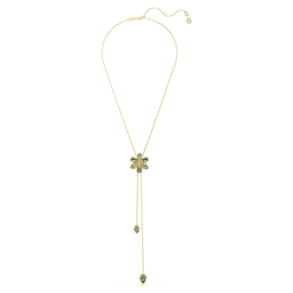 Shop Swarovski Idyllia Y pendant, Mixed cuts, Flower
