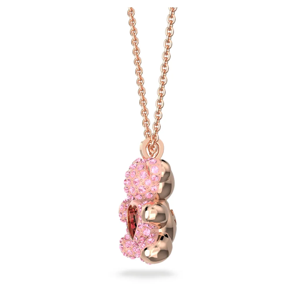 Teddy bear necklace store swarovski