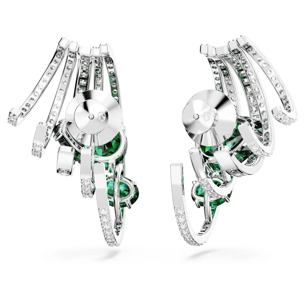 Swarovski Hyperbola ear cuff Carbon neutral zirconia Mixed cuts