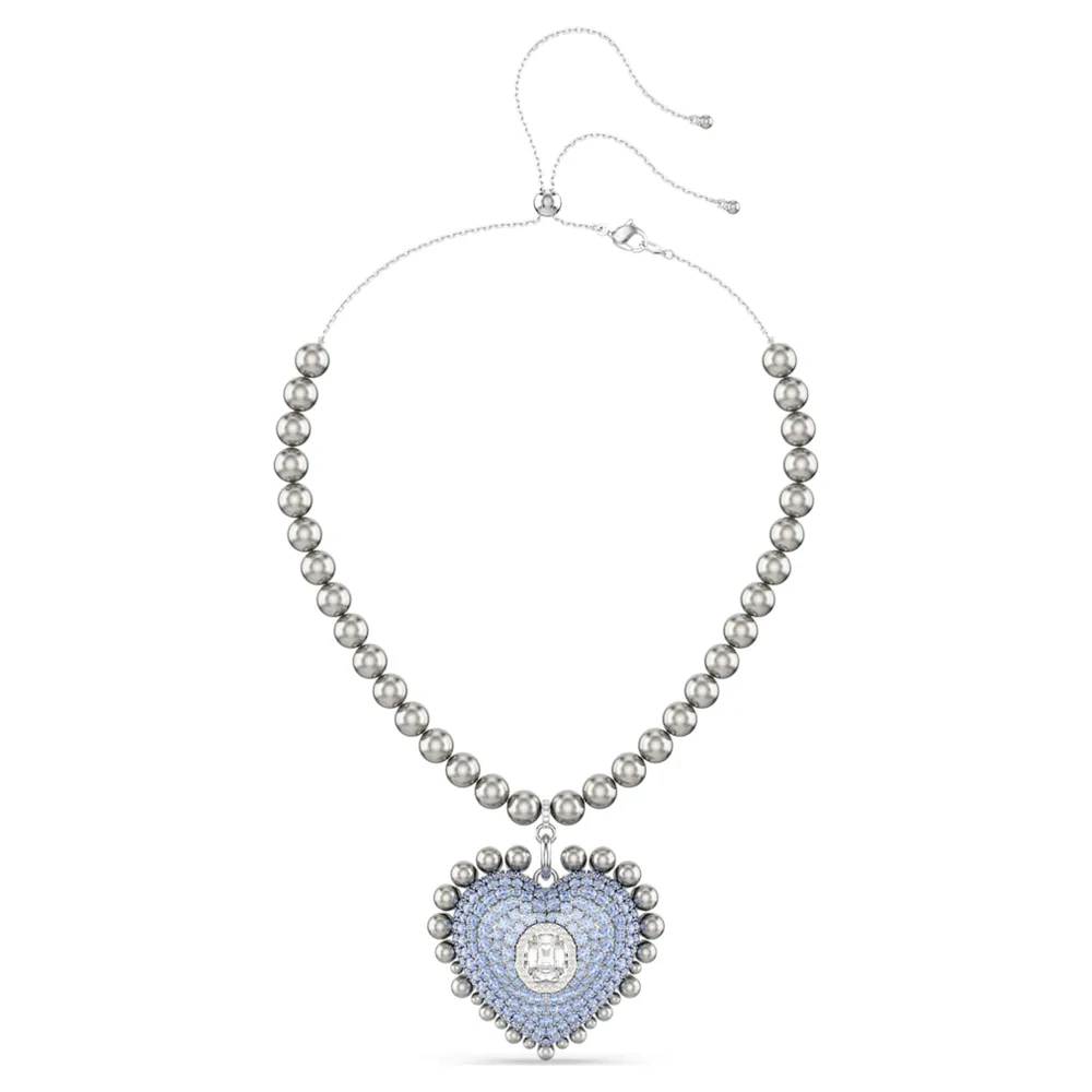 Pave heart necklace hot sale with swarovski