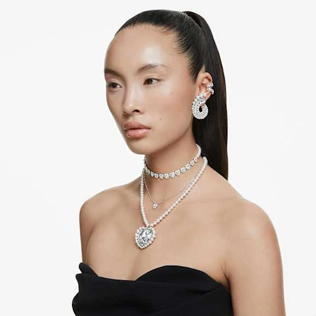 Ariana Grande x Swarovski Tennis bracelet, Mixed cuts, Heart