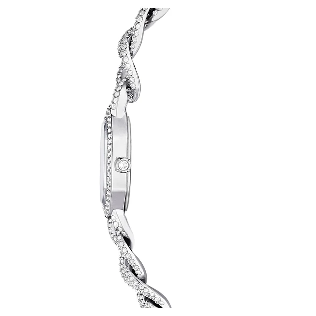 アナログ腕時計 SWAROVSKI Dextera Crystal Bracelet Bangle Watch /Silver Swarovski Dextera Bangle Watch Swiss Made Metal Bracelet