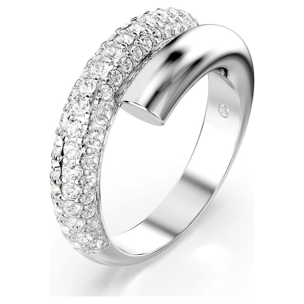 春夏新作モデル Swarovski Dextera ring, White, Rhodium plated by SWAROVSKI アクセサリー