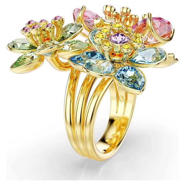 SWAROVSKI 直営OUTLET (Idyllia )cocktail Crystal Starfish指輪 Idyllia cocktail ring, Crystal pearls, Starfish