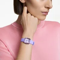 Swarovski Watch, Silicone strap, Purple by SWAROVSKI | Square One